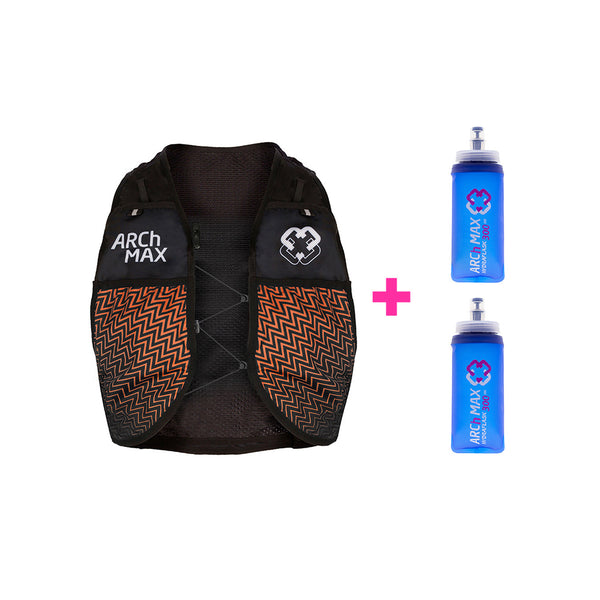 HV-2.5 Naranja Unisex + 2 Hydraflask de 300ml
