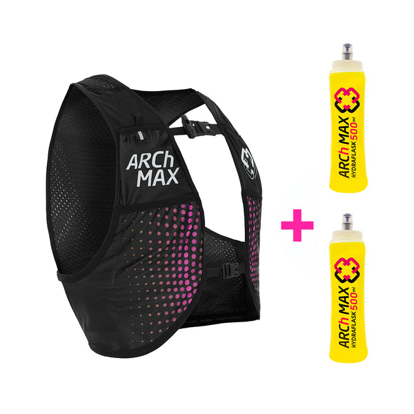 HV-6 Pink Unisex + 2 Hydraflask 500ml
