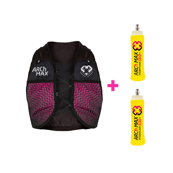 HV-6 Rosa Unisex + 2 Hydraflask de 500ml