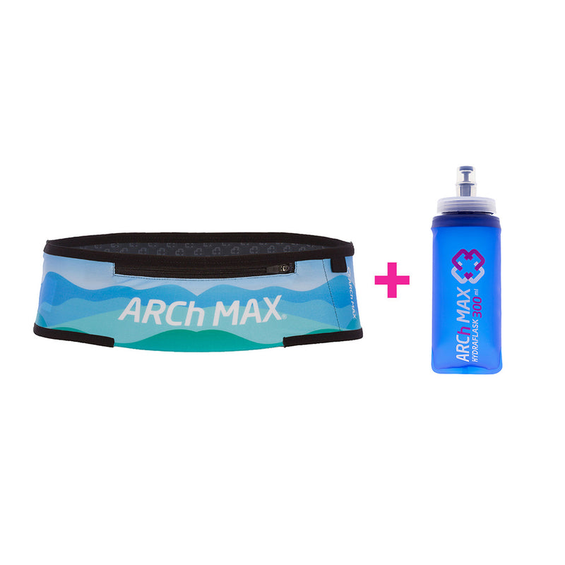 Belt Pro Zip Azul + 1 Hydraflask de 300ml